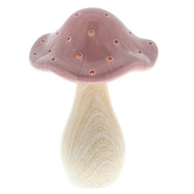 Shudehill Giftware Large Mushroom Glow Lamp - Pink 335870