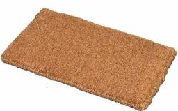 Plain Door Mat Tough Natural Coir Pvc Back Welcome Doormat Indoor
