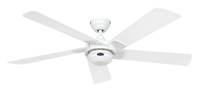 Ceiling Fan With Remote Control Indoor Ceiling Fan Rotary White 132 Cm