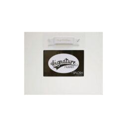 Congratulations Photo Frame White Keepsake Memento Gift Signature