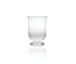 Glass Hurricane Lantern / Vase / Pillar Candle Holder 15.5 Cm