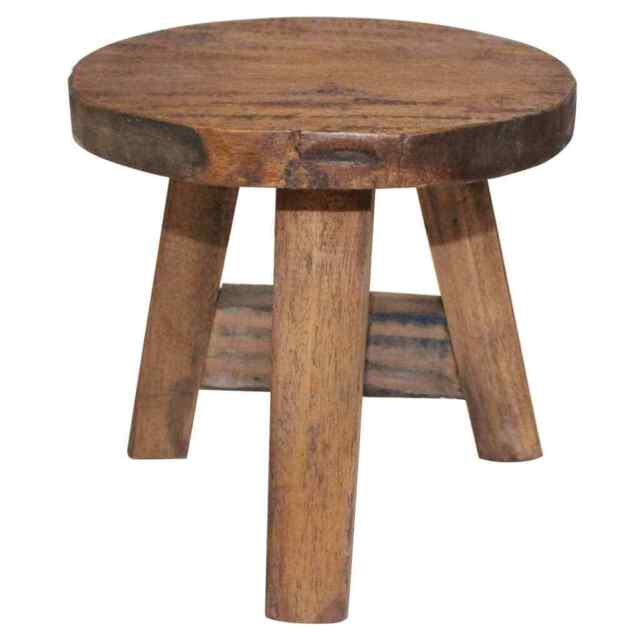 Stool Solid Mahogany Wood Vidaxl