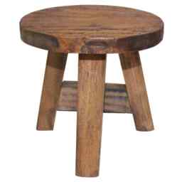 Stool Solid Mahogany Wood Vidaxl
