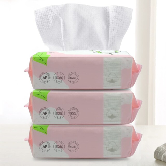 Gothicbride Cotton Tissue - 100% Us Cotton Dry Baby Wipes, Soft