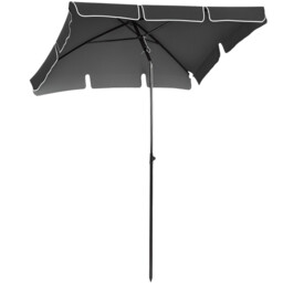 Outsunny Aluminium Sun Umbrella Parasol Patio Rectangular 2m X 1.3m