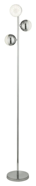 Floor Light Silver Marbles 3 Led Chrome Searchlight 5089cc