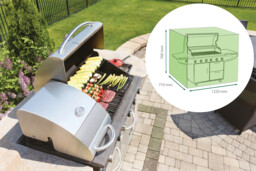 Green Wagon Barbeque Cover Protector Garden Water Resistant Outdoor