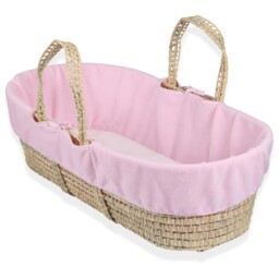 Clair De Lune Fleece Liner/dressing For Moses/wicker Moses Basket