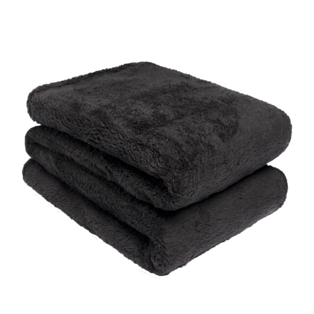Brentfords Throws For Sofas Black Blanket, Super Soft Warm Teddy