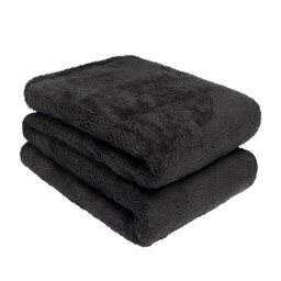 Brentfords Throws For Sofas Black Blanket, Super Soft Warm Teddy