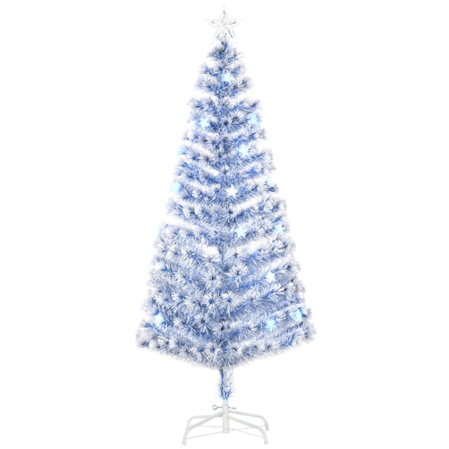 Homcom Artificial Fibre Optic Christmas Tree Seasonal Decoration W/ 26