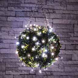 Set 120 Led Cool White Fairy Decorative Lights Christmas Xmas Outdoor