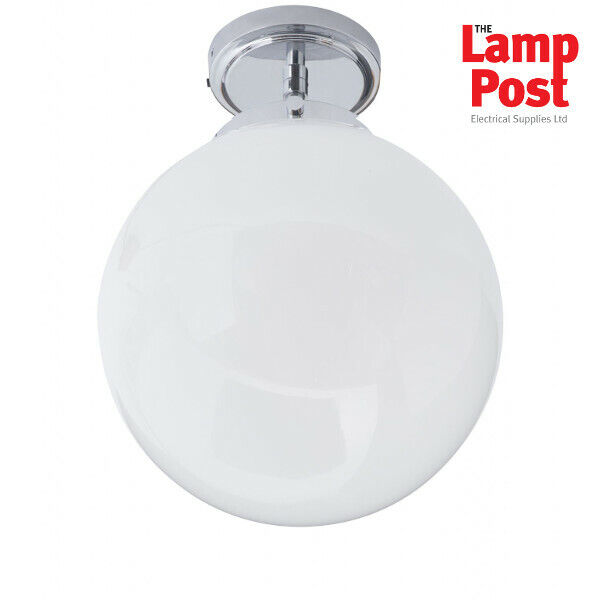 Forum Spa-31309-chr Porto Bathroom Ceiling Light Globe Polished Chrome