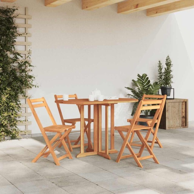 Folding Butterfly Garden Table 120x70x75 Cm Solid Teak Wood Vidaxl