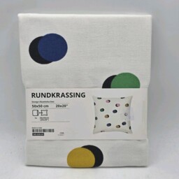 Ikea Rundkrassing Dots Spots Cushion Cover 50 X 50 Cm 305.828.03
