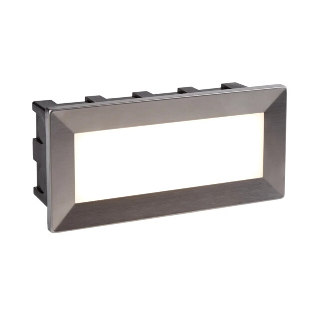 Outdoor Light Silver Ankle Led Stainless Steel Ip65 Rectangle