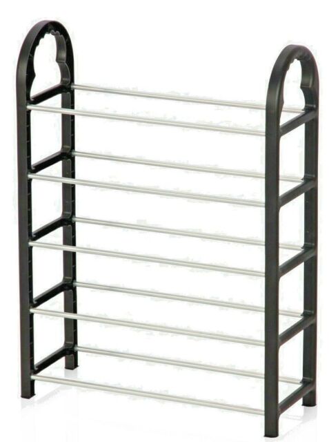5 Tier Shoe Rack Organiser Stand Storage Self Lightweight Flexible