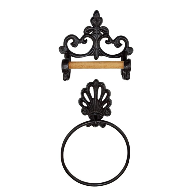 Esoes Toilet Roll Holder Towel Holder Round,bathroom Towel Ring Toilet