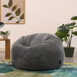Cord Bean Bag Chair, Luxury Extra Large Classic Adult Beanbag,