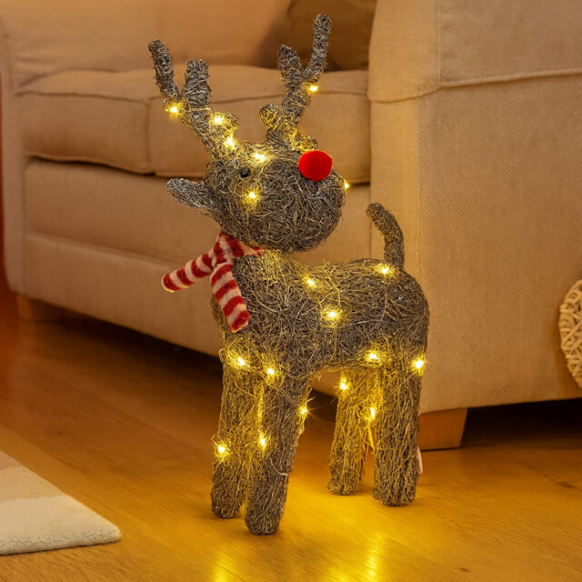 Christmas Inlit Led Reindeer Decoration Xmas Indoor Outdoor Light