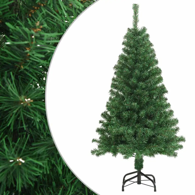 Artificial Christmas Tree With Thick Branches Green 150 Cm Pvc Vidaxl