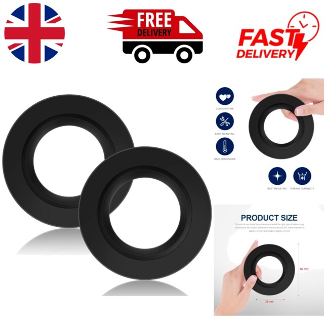 Black Metal Lamp Shade Reducer Rings - Ideal Es/e27 To Bc/b22