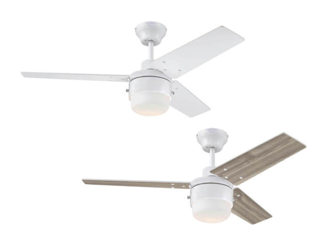 Ceiling Fan Light With Pull Chains Westinghouse Talia White Pine 105