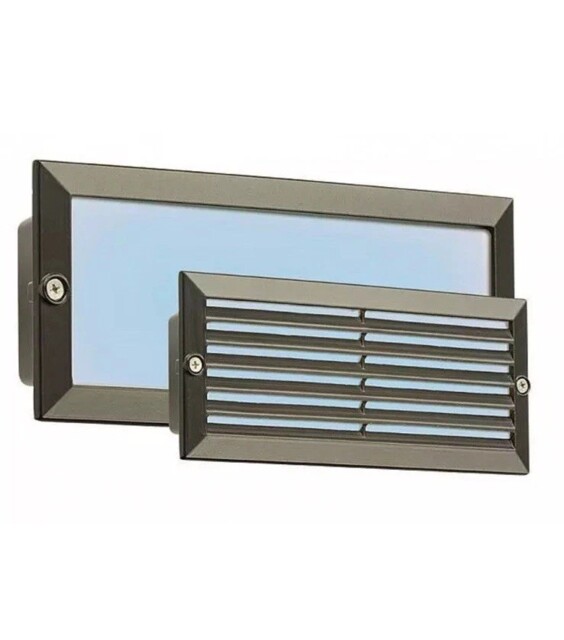 Knightsbridge Led Bricklight Outdoor Brick Wall Light Black Fascia