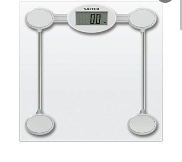Salter 9018s Sv3r Glass Digital Bathroom Scale - Silver