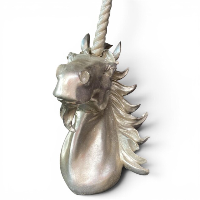 Unicorn Head Ornament 51cm Decorative Collectable Display Figure