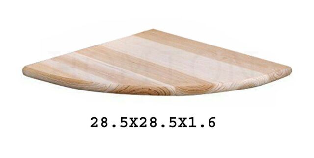 Wooden Pine Natural Corner Unit Shelf Wall Mounted Wood Shelf Kit