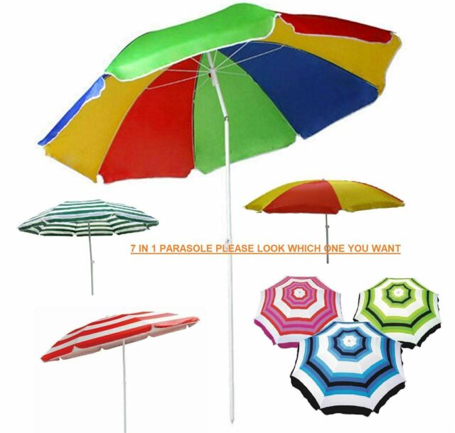 Unibos Garden Beach Patio Umbrella Parasol Sun Shade Upf Uv Protection