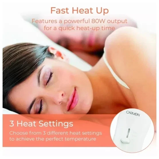 Carmen Full King Size Heated Under Blanket - Rrp 40