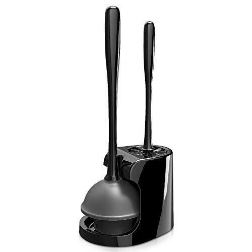 Mr.siga Toilet Plunger And Bowl Brush Combo For Bathroom Cleaning,