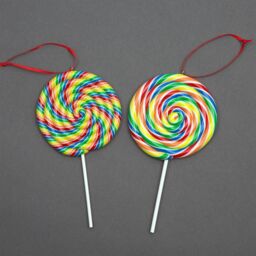 Hanging Decorations Christmas Lollipop Pendants Xmas Tree Wall Home