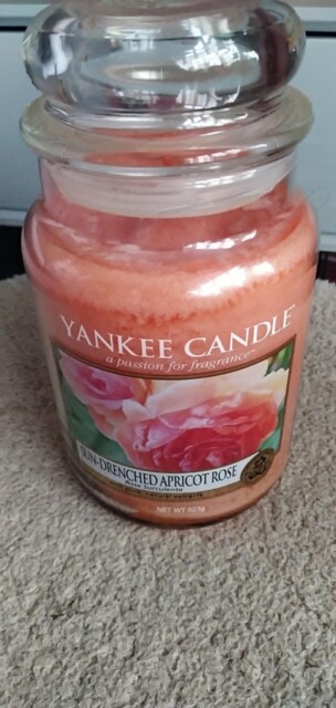 Yankee Candle Large Jar Sun Drenched Apricot Rose Brand