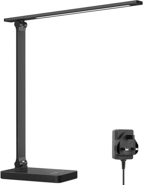 Lepro Desk Lamp Led Desk Lamp With Power Adapter 9.2w 750lm Dimmable