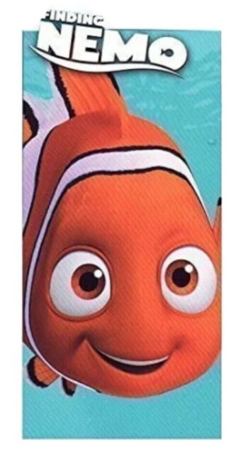 Boys And Girls Childrens Disney Finding Nemo Beach Towel 100% Cotton