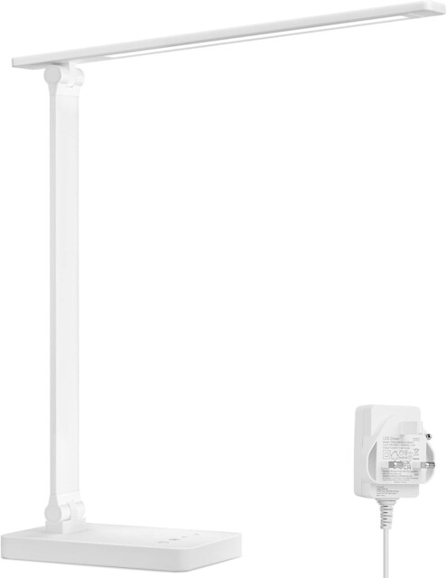 Lepro 800lm Led Desk Lamp Dimmable Eye-care Touch Control White