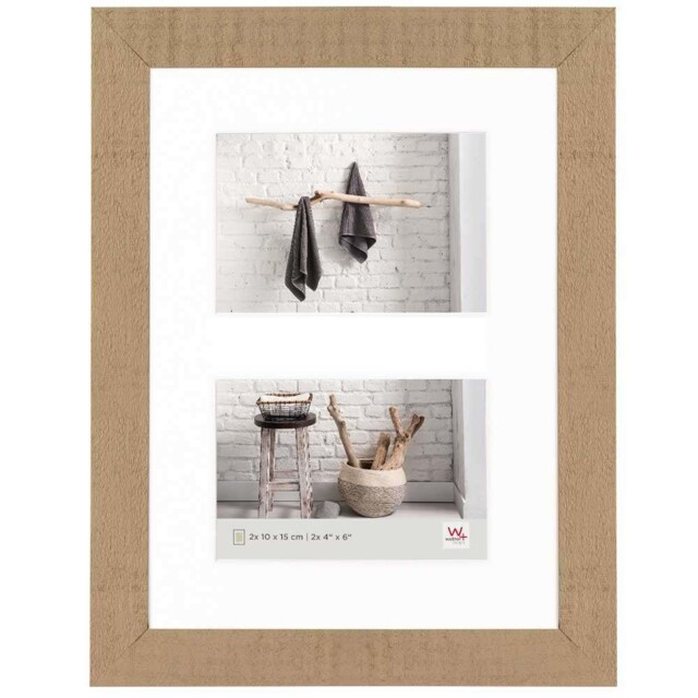 Walther Home Wooden Picture Frame - 12.5x9 Inch (insert For 2x 6x4