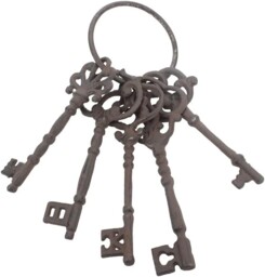 Nemesis Now D4134m8 Dungeon Keys 16.5cm Figurine, Brown