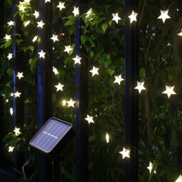Solar String Lights, 50ft/15m 100 Led Solar Star String Lights Warm