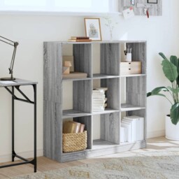 Engineered Wood Modern Bookcase,102x32x108cm, Storage Display Shelving