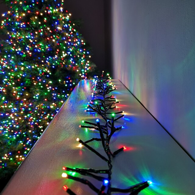 3000 Led 37.2m Premier Christmas Outdoor Cluster Timer Lights In