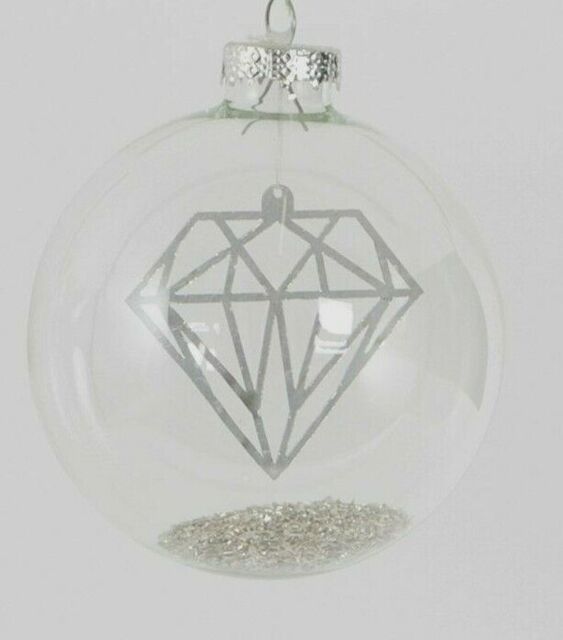 Sass And Belle Shine Bright Diamond Bauble Christmas Hanging Christmas