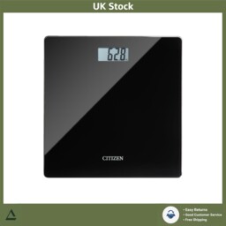 Accurate Digital Bathroom Scales Black Ultra Slim Body Weight Stone