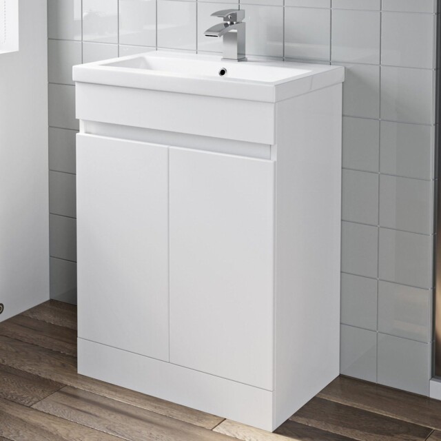 600mm Freestanding Vanity Unit Basin Sink Bathroom Storage Cabinet