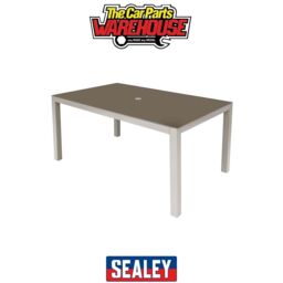 Sealey Dg51 Dellonda Fusion Aluminium Garden Dining Table With