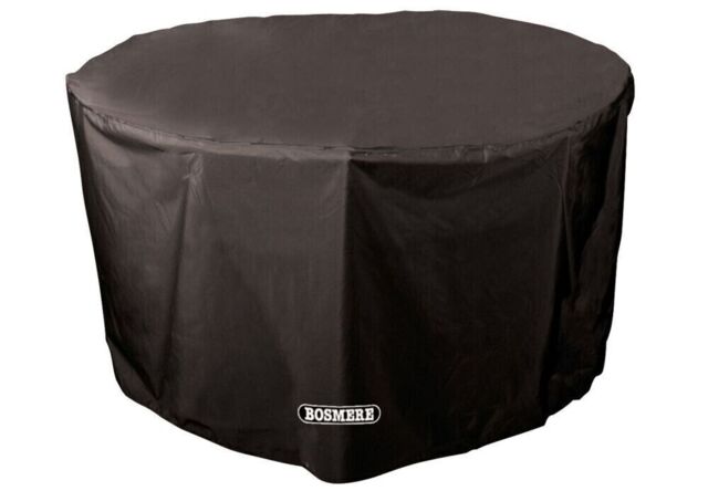 Bosmere 4 Seat Circular Round Patio Table Cover Polyester Black D540