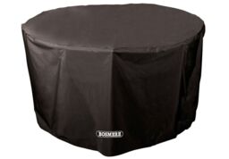 Bosmere 4 Seat Circular Round Patio Table Cover Polyester Black D540